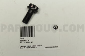 9091002129 BOLT, FLYWHEEL SET