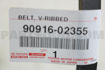 9091602355 BELT, V(FOR ALTERNATOR)