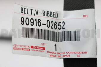 9091602652 BELT, V(FOR FAN & ALTERNATOR)