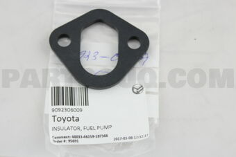 9092306009 INSULATOR, FUEL PUMP