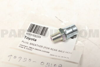 9093003138 PLUG, BREATHER (FOR REAR AXLE HOUS