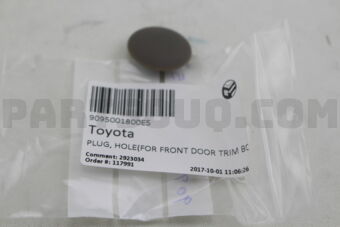 9095001800E5 PLUG, HOLE(FOR FRONT DOOR TRIM B