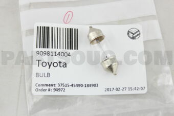 9098114004 BULB (FOR VANITY LAMP)