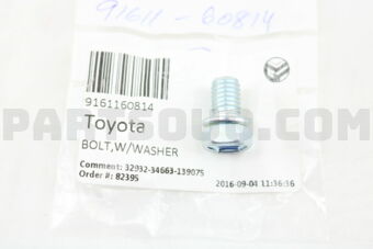 9161160814 BOLT (FOR TRANSMISSION CONTROL CAB