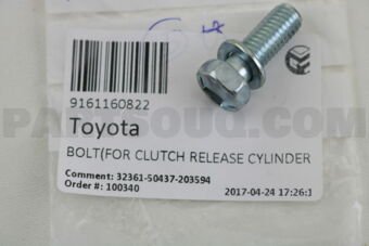 9161160822 BOLT(FOR CLUTCH RELEASE CYLINDER S