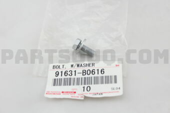 91631B0616 BOLT, W/WASHER