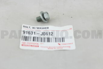 91631J0612 BOLT, W/WASHER