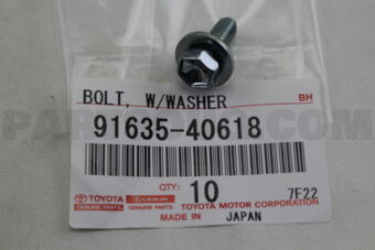 9163540618 BOLT, W/WASHER