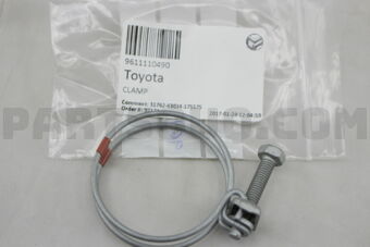 9611110490 CLAMP OR CLIP, HOSE(FOR RADIATOR I