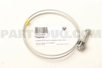 9611110930 CLAMP(FOR AIR CLEANER HOSE, NO.1)