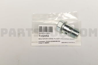 9634141603 BOLT(FOR VANE PUMP HOUSING END), R