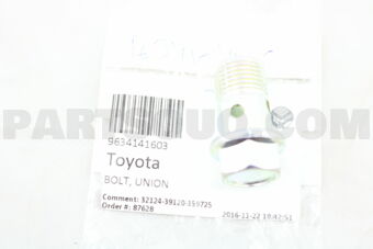 9634141603 Toyota BOLT(FOR VANE PUMP HOUSING END), RH/LH