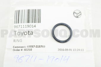 9671119014 RING, O (FOR SHIFT LEVER)