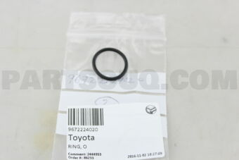 9672224020 RING, O(FOR OIL PAN)