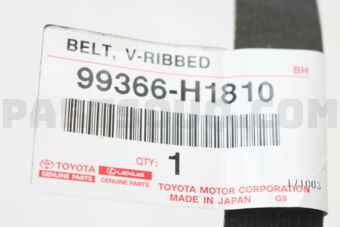 99366H1810 BELT, V-RIBBED