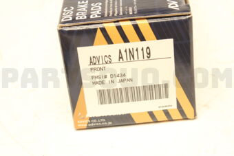 ADVICS A1N119 BRAKE PAD FRONT 04465-26421 TO HIACE 200408- ADVICS
