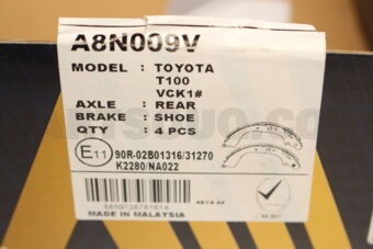 ADVICS A8N009V BRAKE SHOE REAR TO 04495-60070,46550-60070 LAND CRUISER 200701-ADVICS