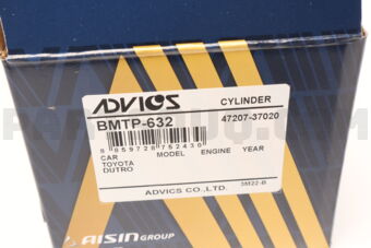 ADVICS BMTP632 BRAKE MASTER CYLINDER ASSY TO 47207-37020 DYNA 1999-2012 ADVICS