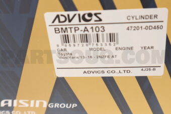 ADVICS BMTPA103 BRAKE MASTER CYLINDER ASSY TO 47201-0D450 YARIS 2013- ADVICS