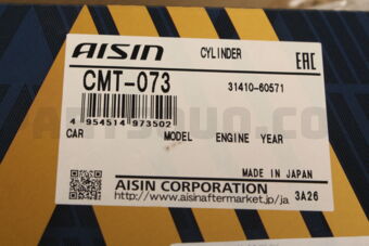 AISIN CMT073 CLUTCH MASTER CYLINDER TO 31410-60571 AISIN