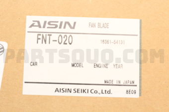 AISIN FNT020 FAN BLADE 5L/LN200-205