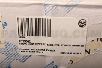 AISIN TCTS002 TIMING CHAIN COVER TO 11301-17021 COASTER 199408-199705 AISIN