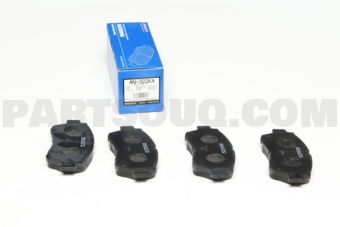AKEBONO AN322K DISC BRAKE PAD SET FR AN-322K 04465-YZZ63 AKEBONO