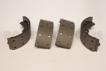 AKEBONO NN4044 BRAKE SHOE FRONT/REAR MZ TITAN 200612-201303 AKEBONO