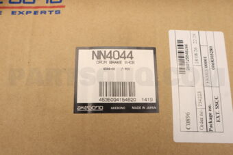 AKEBONO NN4044 BRAKE SHOE FRONT/REAR MZ TITAN 200612-201303 AKEBONO