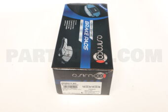 ASIMCO KD2531 BRAKE PAD