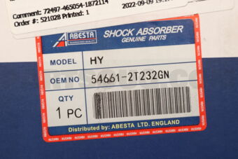 Abesta 546612T232 SHOCK ABSORBER KI OPTIMA 2010-2013 FRONT RH ABESTA