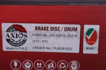 Axios 4351235210 BRAKE DISC - 5VZ-FE