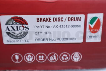 Axios 4351260090 BRAKE DISC - 1HZ