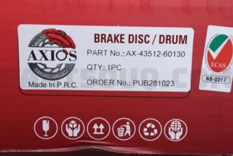 Axios 4351260130 BRAKE DISC - 2UZ-FE