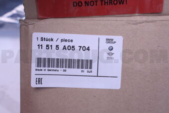 BMW 11515A05704 WATER PUMP,ELECTRIC-7(F01)