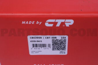 CTR CBT49R BALL JOINT LOWER RH