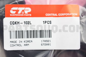 CTR CQKH102L CONTROL ARM LOWER LH