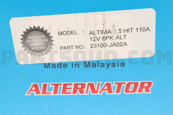DENKI 23100JA02A ALTERNATOR, 2650364A/102-310, NISSAN