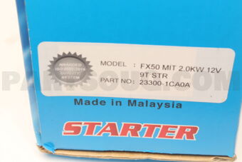 DENKI 233001CA0A STARTER, 12V 2.0KW 9T, NISSAN