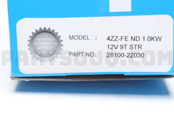 DENKI 2810022030 STARTER, TOYOTA, TOYIZZFE G/R