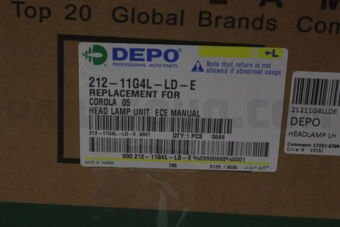 DEPO 21211G4LLDE HEADLAMP LH