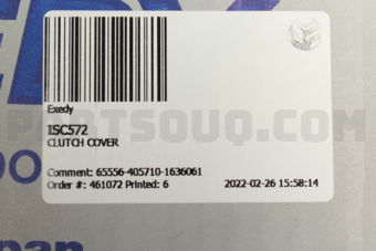 Exedy ISC572 CLUTCH COVER