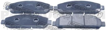 FEBEST 0101AGV10F PAD KIT, DISC BRAKE, FRONT