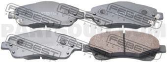 FEBEST 0101AZT250F PAD KIT, DISC BRAKE, FRONT