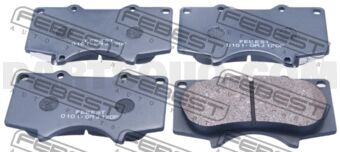 FEBEST 0101GRJ120F PAD KIT, DISC BRAKE, FRONT