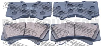 FEBEST 0101GRJ200F PAD KIT, DISC BRAKE, FRONT