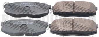 FEBEST 0101GRJ200R BRAKE PAD SET, DISC BRAKE