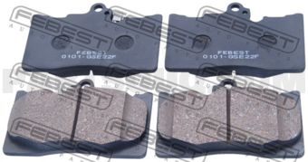 FEBEST 0101GSE22F BRAKE PAD SET, DISC BRAKE