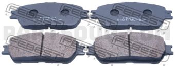FEBEST 0101MCV30F PAD KIT, DISC BRAKE, FRONT