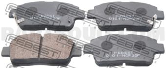 FEBEST 0101NCP20F BRAKE PAD SET, DISC BRAKE